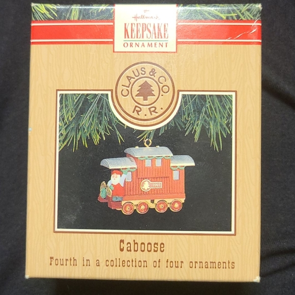 Hallmark - Claus & Co RR Caboose 1991 - - Picture 1 of 2